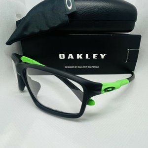 New Oakley Eyeglasses frames OX9090 0558, GREEN/BLACK 58/16 CROSSLINK ZERO